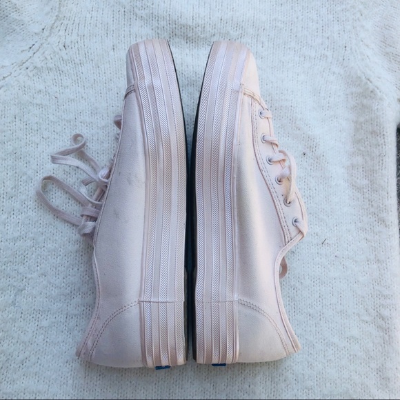 Keds Triple Kick Light Pink Canvas by Anthropology - Picture 5 of 8